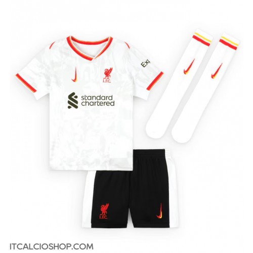 Liverpool Virgil van Dijk #4 Terza Maglia Bambino 2024-25 Manica Corta (+ Pantaloni corti)